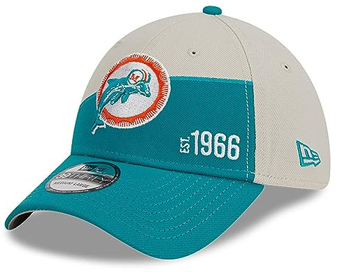 New Era 39Thirty Cap - Sideline Historic Miami Dolphins S/M