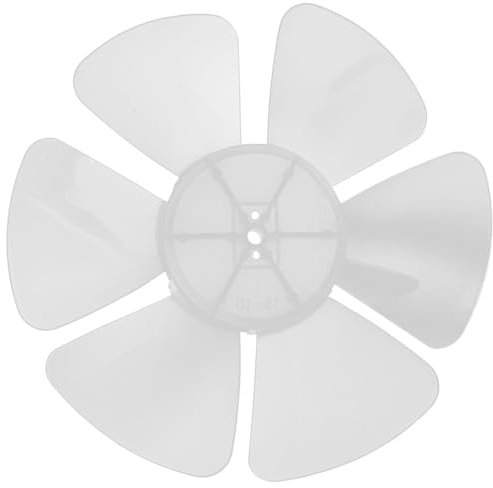 Amosfun Transparenter Lüfterflügel Kunststoff-Lüfterflügel-Ersatzblätter 10 6 Blätter Universeller Standventilator Sockelventilator Tischventilator-Ersatzflügel