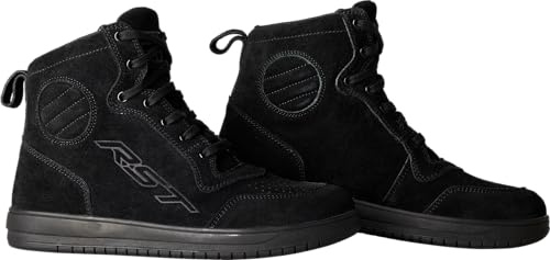 RST HiTop perforierte Damen Motorrad Schuhe, schwarz, 37