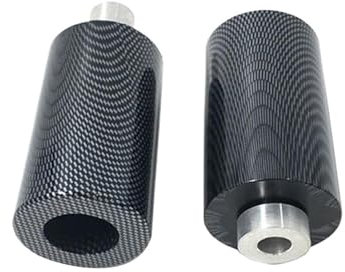 EULYIQAM Motorrad Schieber Sturzschutz Schwarz No Cut Sturzpads Crash Fallschutz Motorradteile for Yamaha YZF R6 YZF R6S 2006 2007 2008 Rahmen Protector(Carbon)