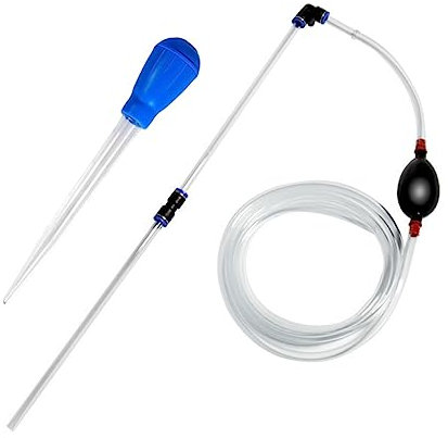 HAPINARY Elektrischer Mulmsauger Für Aquarien Effektiver Siphon Zum Reinigen Von Fischkot Und Ablagerungen Inklusive Schlauchadapter Für Wasserhahn Und Praktische Handhabung