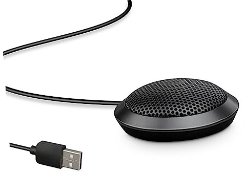 Artibetter Microfono Dinamico Usb Da Tavolo Gradi Per Giochi e Discorsi Pickup Vocale Capacitivo Suono Chiaro Riduzione Rumore Connettore Usb Metallo Plastica Resistente Piccolo