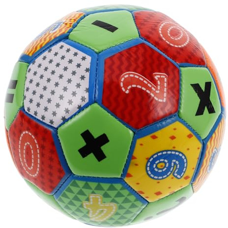 SOIMISS Balón de Fútbol Inflable Infantil Número 2, Colorido y Seguro, Mini Balón de Fútbol para Pequeños, Juguete Educativo para Desarrollo Cognitivo, Adecuado para Juegos al Aire Libre