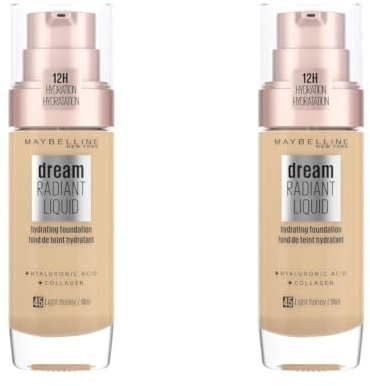 Base de maquillaje fluido, Dream Satin (Paquete de 2)