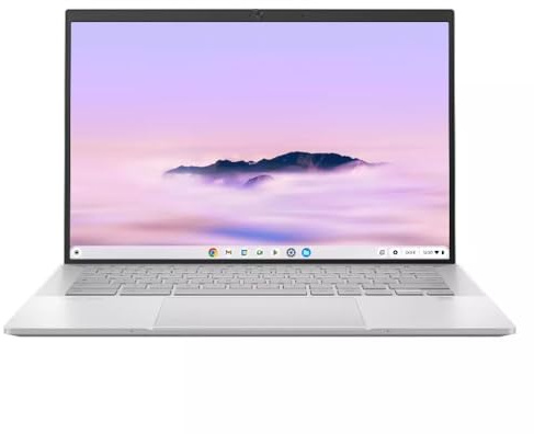 ASUS Chromebook Plus Enterprise CX54 CX5403CMA-QM0381 Intel Core Ultra 7 155U 35,6 cm [14] Touch screen WQXGA 8 GB LPDDR5x-SDRAM 512 GB SSD Wi-Fi 6E [802.11ax] ChromeOS Argento (CHROMEBOOK CX5403 ULT