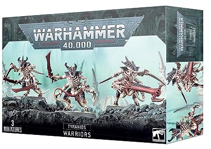 Games Workshop 251,765,069,331.4 cm Tyranid Warriors, Schwarz