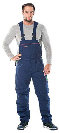 Reis STOGZXL Taiga Gefütterte Schutzlatzhose, Dunkelblau-Grün, XL Größe