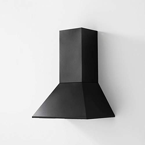 KDesign Hotte moderne à mur, modèle Box Eco 80 cm et 52 cm avec moteur 400 m3/h, filtres en carbone, éclairage LED, design 100 % fabriqué en Italie (plomb, 80 cm)
