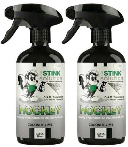 The Stink Solution Hockey Odor Eliminator Spray, Coconut Lime, 2 Pack 16 oz