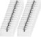 Lot de 100 badges nominatifs, 90 x 56 mm, en plastique transparent, pour vêtements, clip, cartes de visite, porte-nom, avec clip pour bureau, école, voyage