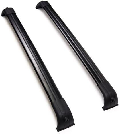Eu Auto Parts Cross Bars Compatible For Land Rover Discovery 3 4 L319 2005–2018 Roof Rails Rack Anti Theft Lock Heavy Duty Aluminum Black