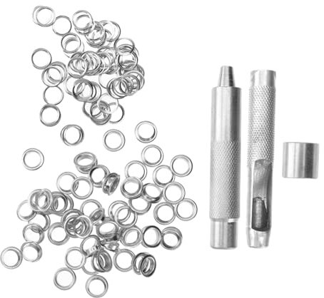 STOBOK 1 Schachtel Schlagen Ösenstanze einzelne runde Kappe aus Metall Lochöse Leder Locher werkzeug Form für Metallösen Ösen Ösen sterben Aluminiumlegierung Zubehör Schimmel Suite Stahl