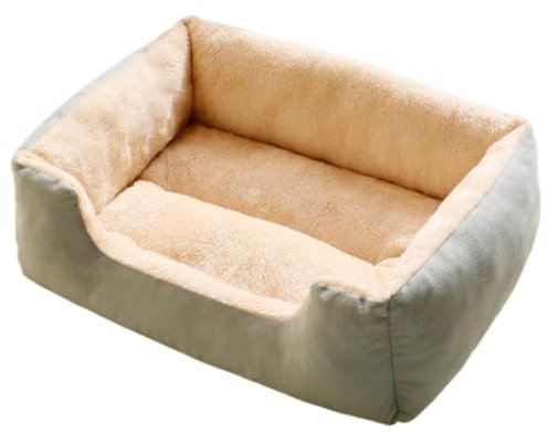 Hundebett Katzenbett Katzen Bett Rechteckiges Plüsch-Hundebett, Katzenbett, Selbstwärmendes Haustierbett, Waschbare Hundebetten Und Katzenbett, Haustierbett Katzenkorb Hundematte ( Color : B , Size :