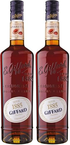 Giffard - Liqueur Amaretto - Saveur Amande - Recette Française - Subtile et Gourmande - 70 cl, 700 milliliters