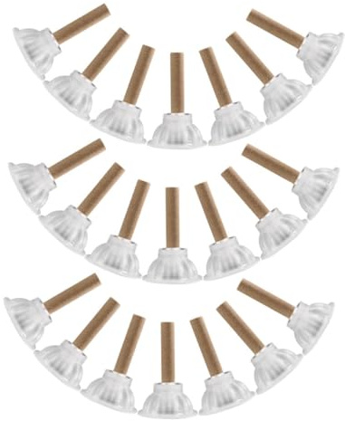 OHPHCALL 50 Set Bastoncini di Moxa con Base, Artemisia per Moxibustione, Facili da Bruciare, per Salone e Uso Domestico, Accessori
