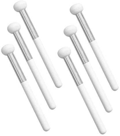 WRITWAA 6pièces Pinceau Correcteur Pour Visage Nez Paupières Éponge Portable Pour Maquillage Crème