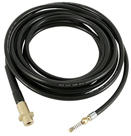 FONDOTIN 1 Pieza Manguera de Alta Presión para Limpiadora de Tuberías Compatible con Karcher K para Desatascar y Limpiar Desagües y Alcantarillas