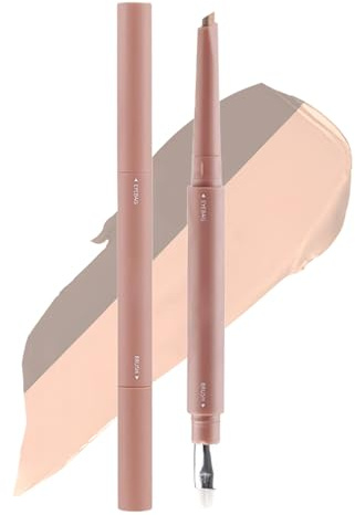 Tewzafiya Korrekturstift für die Augen, zweifarbig, in Form eines Kusses, Lidschatten, 2,5 g, dunkle Kreise, für junge Frauen, ideal für Gesicht, Reisen, Mädchen, Geburtstag, Party