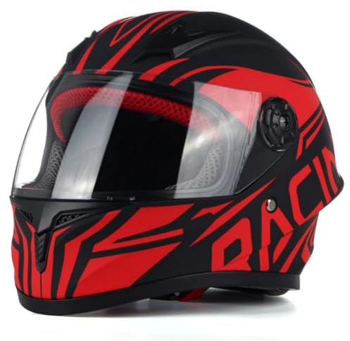 Casco Integral De Motocicleta para Niños, Homologado Según La Norma ECE 22.06, con Visera Solar, para Motocross, para Niños Y Niñas De 3 A 10 Años D,M/(49~50cm)