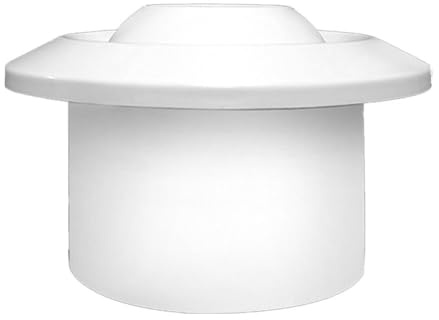 Gettimore Sfiato di scarico rotondo in ABS per aria condizionata, ugello sferico girevole a 360 per ventilazione interna, dimensioni di apertura regolabili, riduzione del rumore, adatto per uso in