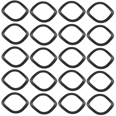HOLIDYOYO Rondelle Ondulate Elastiche in Acciaio Nero 16 MM Diametro Interno 03 MM Spessore 300 Pezzi per Bulloni Cuscinetti Motore e Collegamenti Elettrici Industriali