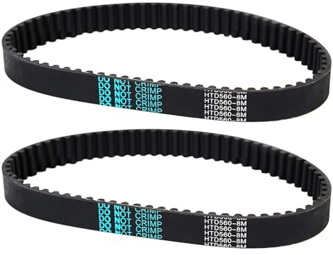 2Pcs Motorbike Drive Belts 560-8M 16mm for Surron Talaria | Motorcycle Drive Belt 16mm Transmission Drive Belt Replacement for Surron Light Bee X X160, X260, Talaria XXX