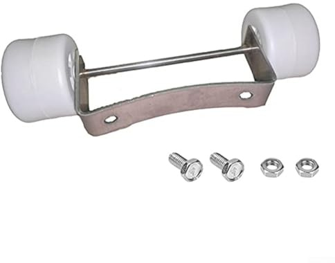Aprilsunnyzone Kit de movilidad de cuatro ruedas para calentador de patio con soporte de hierro que soporta carga y peldaños de nailon resistentes al desgaste para uso a largo plazo