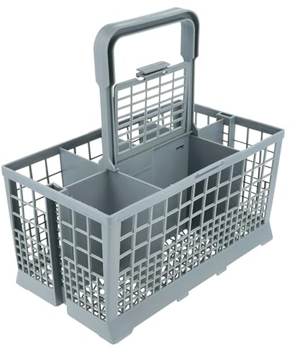 vhbw Besteckkorb für Spülmaschine kompatibel mit Electrolux Geschirrspüler | Mit Griff, 7 Fächer