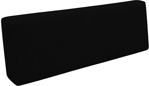 POKAR Palettenkissen Palettenauflagen mit abnehmbarem Bezug Palettenauflage Palettenmöbel Palettensofa, Rückenlehne 120x40, Schwarz