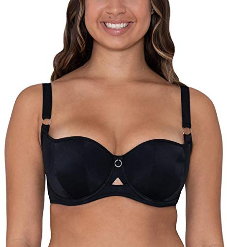 Curvy Kate Reggiseno da Donna Boost Me Up Balconette, Nero, 4D