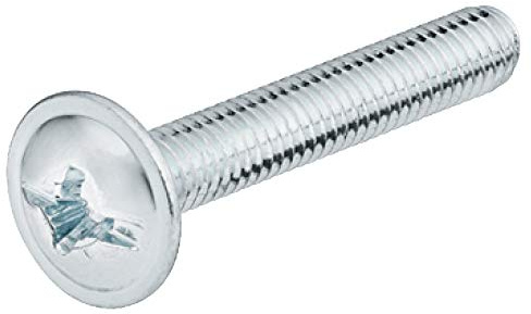 10 Cabinet Handle Screws for Kitchens, Bathrooms etc. - M4 Machine Screws (25mm)