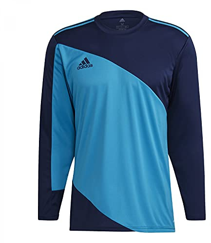 adidas Men's Squadra 21 Goalkeeper Jersey, Team Navy/Bold Aqua, M