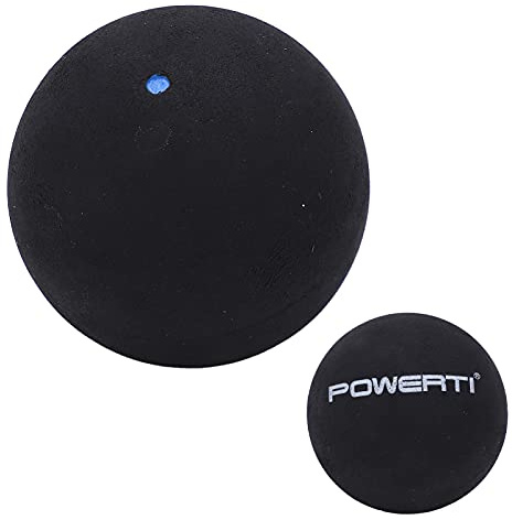 needlid Squash Balls, High Bounce Training Squash Ball for Competition for Beginner for Training(Single blue dot)