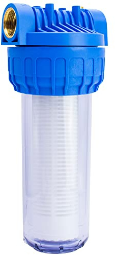 AWM Vorfilter 10 - 5500 L/h Wasserfilter Hauswasserwerk Pumpenfilter Hauswasserfilter max. 8 bar, 1 IG Messingbuchsen - Made in Italy (Premium Qualität)