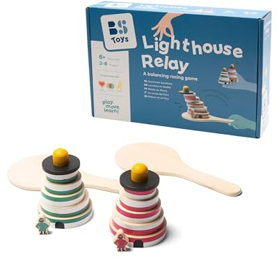 Leuchtturm-Rennen, Holzspielzeug