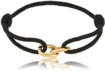Made by Nami Surfer-Armband Herren & Damen • Segeltau Armband Handgemacht & Geflochten • Maritimes Armband • Minimalistisches Armband • 100% Wasserfest & Verstellbar • Geschenke Männer (Schwarz Gold)