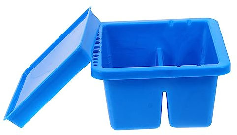 COHEALI Pinselreiniger Mit Pinselhalter Kunststoff Pinselwascher Künstler Pinselbecken Für Aquarell Und Wasserbasis Einfach Zu Bedienen Faltbar Und Multifunktional Reinigungswerkzeug