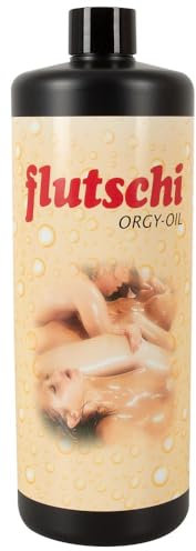 Flutschi Orgy-Oil - verführerisches Massage-Öl für Frauen und Männer, wasserlöslich und leicht abwaschbar, hautverträglich, 1l