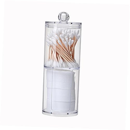 minkissy Wattepadhalter Und Wattestäbchenbox Design Für Wattepads Und Wattestäbchen Aufbewahrungsbox Mit Deckel Für Make-up-accessoires