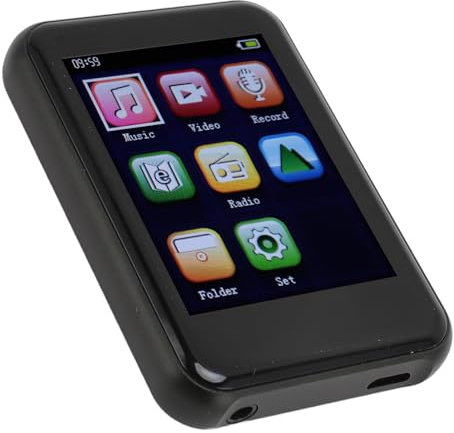 Lettore MP3, Lettore Musicale HiFi, con Schermo da 1,5 Pollici, Supporto Lettore EBook, Foto, Video, Batteria da 300 MAh, per Viaggi All'aperto a Casa (16G)