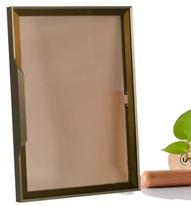 XILYZMO Aluminium Ersatz Glastür, Integrierter Griff Ausziehbar Weinschranktür, Schmale Kante Scharnierverbindung Flügel Anpassbare Schranktür Für Kleiderschrank Bücherregal(50x60cm)