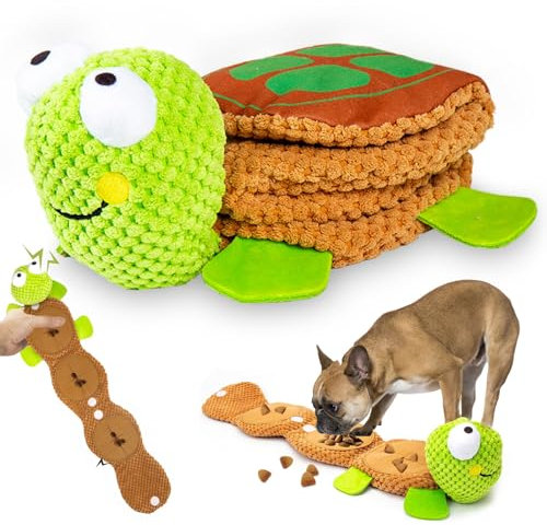 Sunshine smile Intelligenzspielzeug für Hunde,Quietschend Welpenspielzeug,Schnüffelspielzeug Hund,Hundespielzeug Schnupftabak,Puzzle Toys for Dogs,Oktopus Interaktives Hundespielzeug