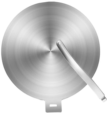 Hoement Stainless Steel Wärmeverteilerplatte Für Induktionsherde Und Gasherde Hitzeadapter Mit Abnehmbarem Griff Für Gleichmäßige Wärmeverteilung Und Optimale Kochergebnisse