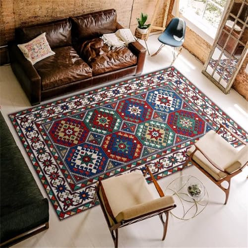 DJHWWD Antirutschmatte Teppich bodenmatte Wohnzimmer Sofa Schlafzimmer rechteckig blau waschbar auslegeware Junge 190X270CM