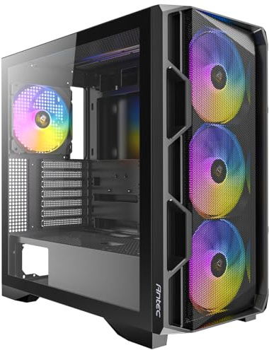 ANTEC AX-1000 ARGB Gaming Boîtier PC Tour Milieu E-ATX, ATX, Micro-ATX, ITX, Noir
