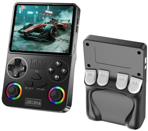 Console de jeu pour J36 2025 Nouvelle mise à niveau Écran IPS 3,5 pouces Bataille en ligne Rétro Vidéo Poche Portable Party Pl Portable Q9P5