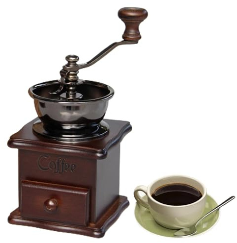 Macinacaffè manuale - Màcinacaffè | Mačinacaffè Antico, 18 cm (1) Macïnacaffè mànuale retrò con regolabile, mini macinatrice domestica per birra | Ideale pèr uso domestico e in viaggio