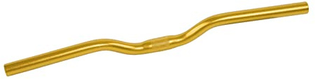 ZDETGU Cykelstyre med Fast Växel i Aluminium Mattfinish Bar 25,4 Mm för cykel- och Landsvägscykelstyre i Flera Färger (Guld)