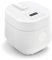 GreenLife 4-Cup Digital Rice Cooker, PFAS & PFOA-Free Removable Ceramic Dishwasher Safe Pot, Healthy Cooking Oats Grains & More, Auto Presets, Touch-screen, Delay & Keep Warm, Paddle Included, White