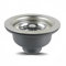 SopimusZ Valvola a cestello per lavello, in acciaio inox 304, per cucina, cestello di scarico, 1 1/2, Ø 114 mm (diametro 85 mm)